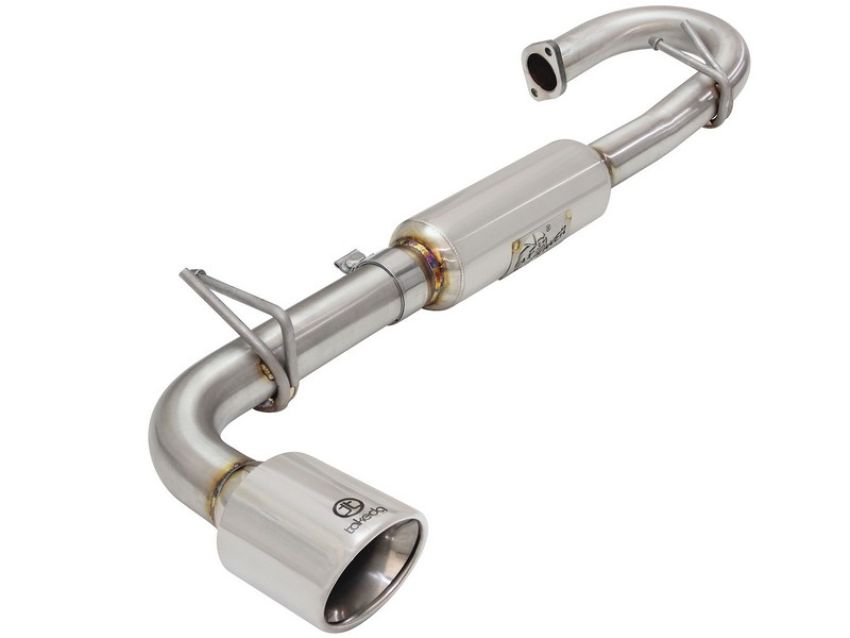 aFe Power 49-36025-P Takeda 2-1/4 to 2-1/2in Stainless Steel Axle-Back Exhaust Sys w/Polished Tip