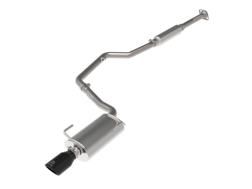 aFe Power 49-36052-B Takeda 2-1/4 IN 304 Stainless Steel Cat-Back Exhaust System w/Black Tip