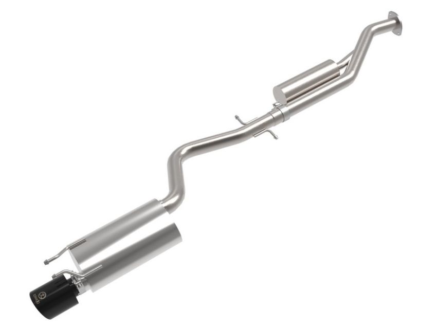 aFe Power 49-36058-B Takeda 2-1/2 IN 304 Stainless Steel Cat-Back Exhaust System w/ Black Tip
