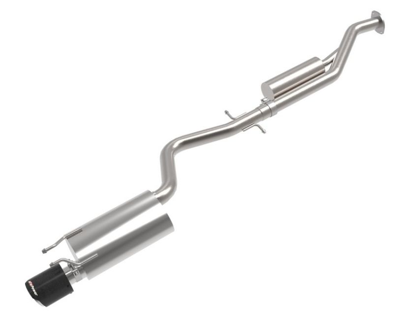 aFe Power 49-36058-C Takeda 2-1/2 IN 304 Stainless Steel Cat-Back Exhaust System Carbon Fiber