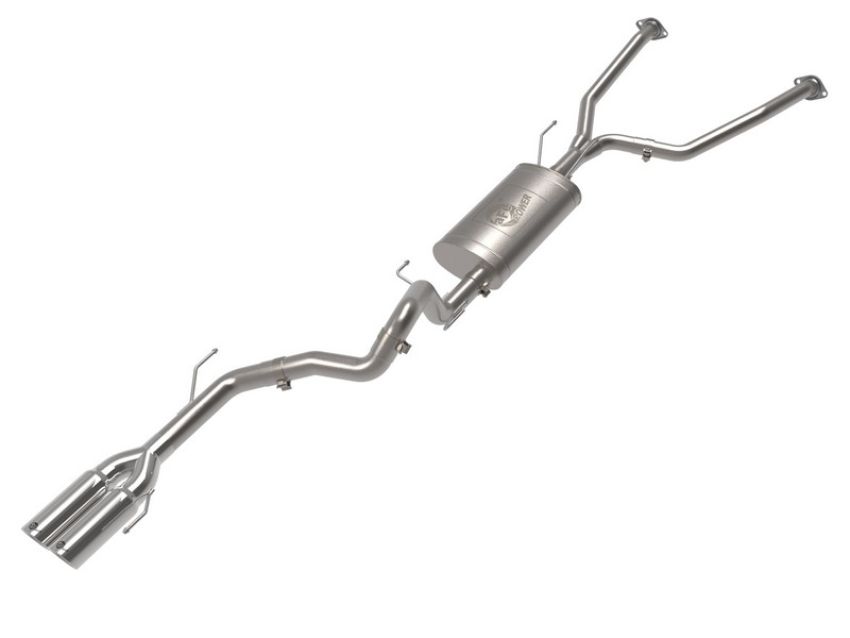 aFe Power 49-36068-P Vulcan Series 2-1/2 IN to 3 IN Stainless Steel Cat-Back Exhaust w/Polished Tip