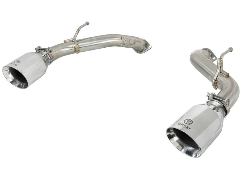 aFe Power 49-36133NM-P Takeda 2-1/2 IN 304 Stainless Steel Axle-Back Exhaust System w/ Polished Tips