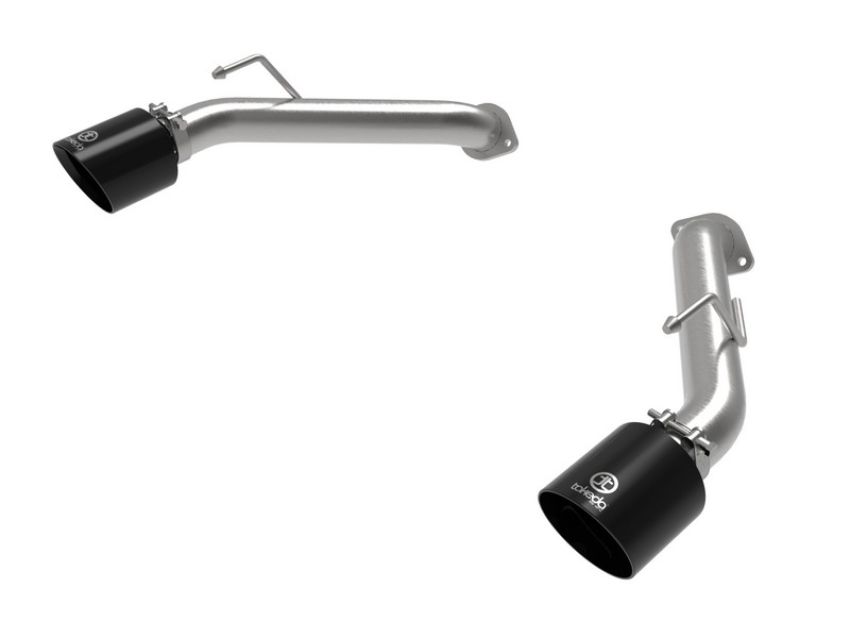 aFe Power 49-36137-B Takeda 2-1/2 IN 304 Stainless Steel Axle-Back Exhaust System w/ Black Tips