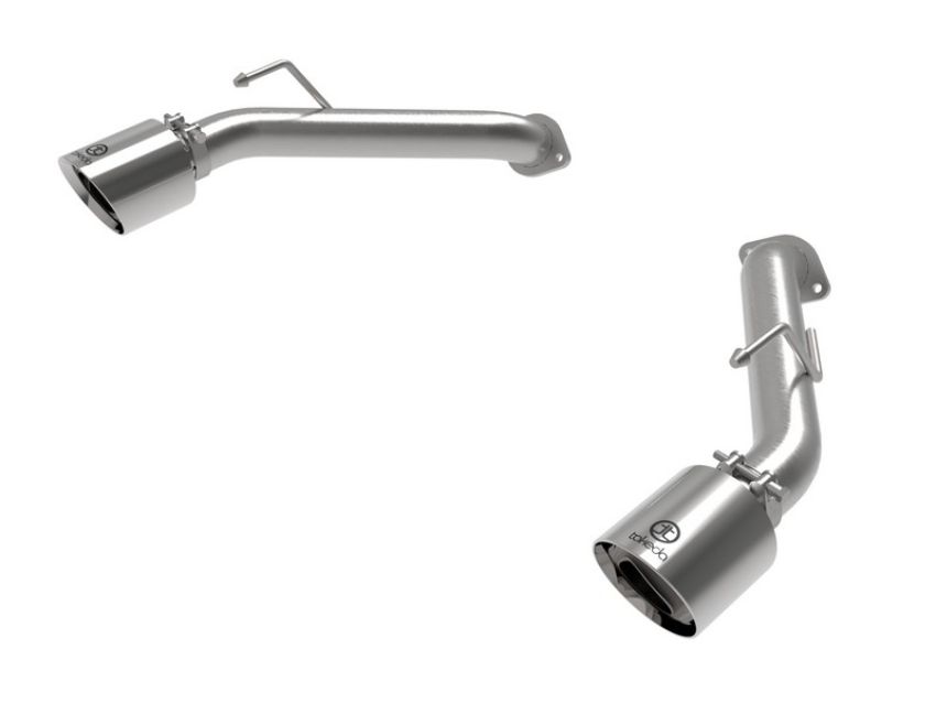 aFe Power 49-36137-P Takeda 2-1/2 IN 304 Stainless Steel Axle-Back Exhaust System w/ Polished Tips