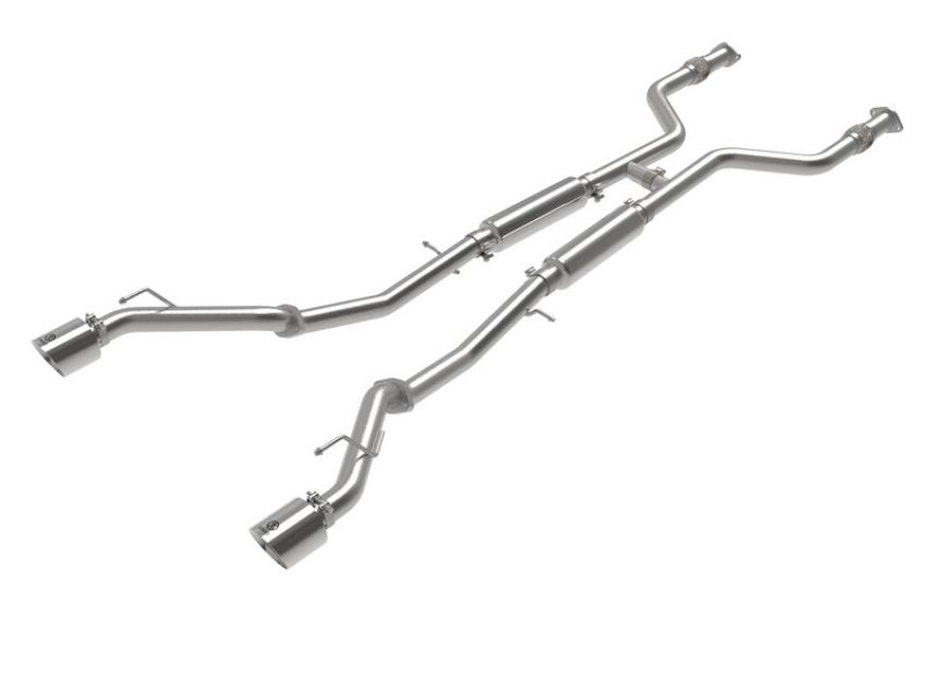 aFe Power 49-36138-P Takeda 2-1/2 IN 304 Stainless Steel Cat-Back Exhaust System w/ Polished Tips