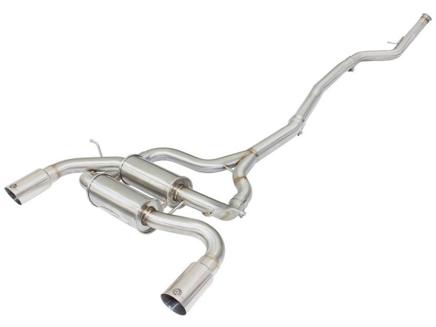 aFe Power 49-36326-P MACH Force-Xp 2-1/2 IN 304 Stainless Steel Cat-Back Exhaust w/Polished Tip