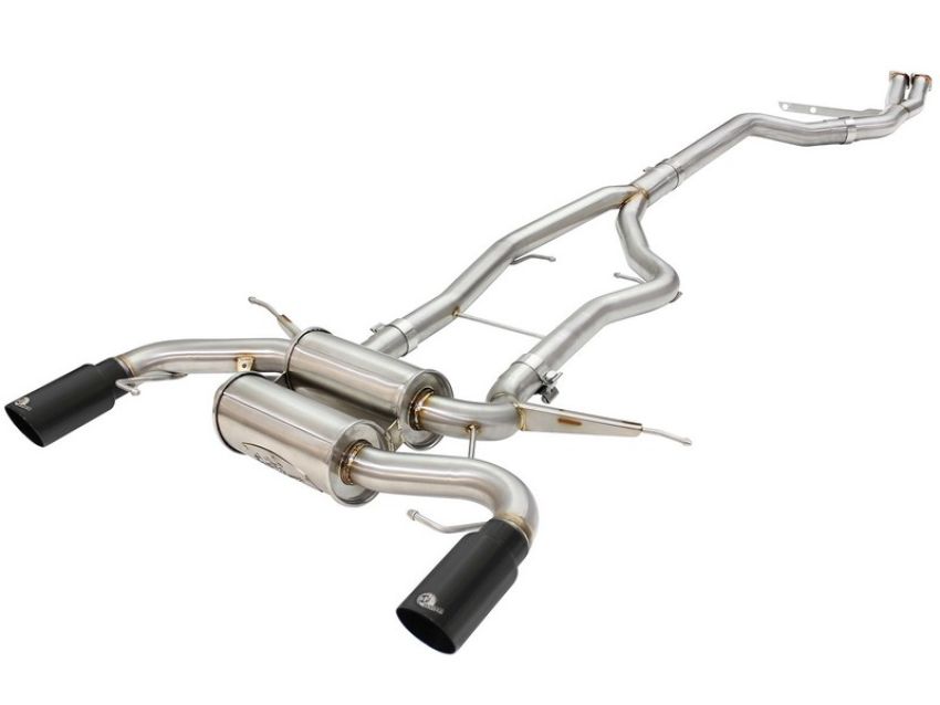 aFe Power 49-36328-B MACH Force-Xp 3 IN to 2-1/2 IN Stainless Steel Cat-Back Exhaust w/ Black Tip