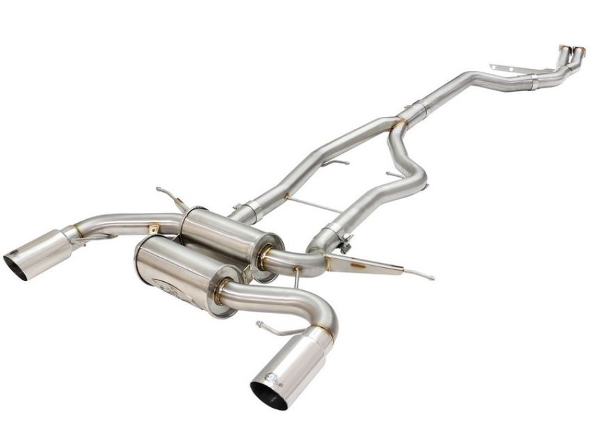 aFe Power 49-36328-P MACH Force-Xp 3 to 2-1/2in Stainless Steel Cat-Back Exhaust Sys w/Polished Tip