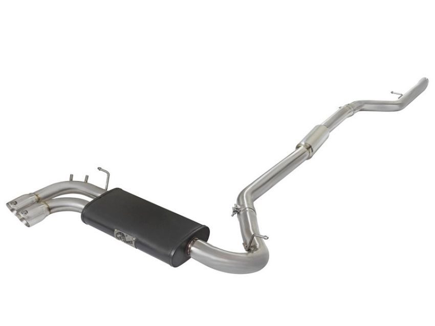 aFe Power 49-36329-P MACH Force-Xp 3 IN to 2-1/4 IN Stainless Steel Cat-Back Exhaust w/ Polish Tip