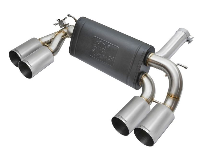 aFe Power 49-36333-P MACH Force-Xp 3 to 2-1/2in 304 Stainless Steel Axle-Back Exhaust w/Polished Tip