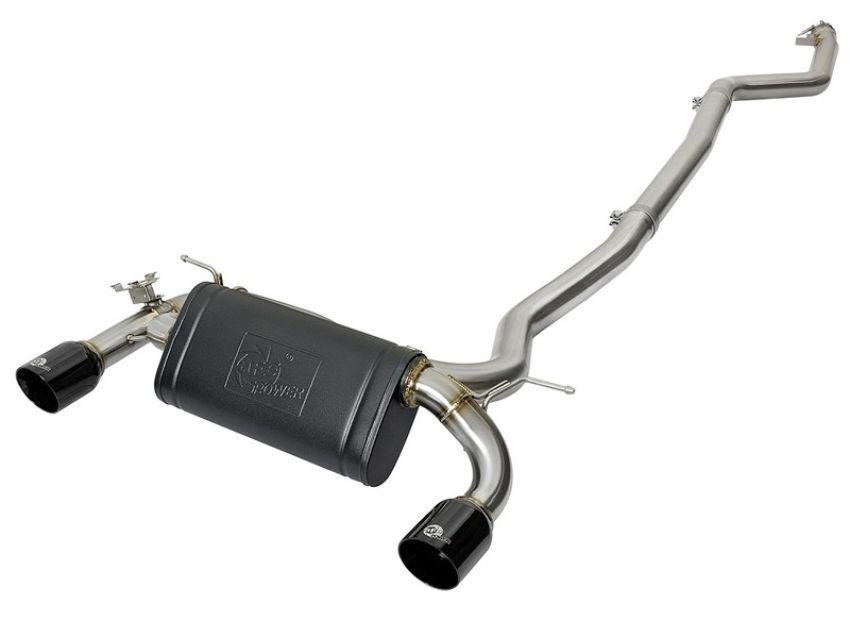 aFe Power 49-36334-B MACH Force-Xp Stainless Steel Cat-Back Exhaust System w/Black Tips