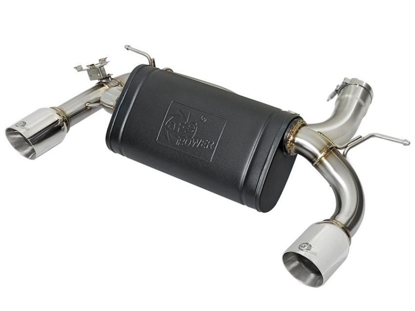 aFe Power 49-36335-P MACH Force-Xp Axle-Back Stainless Steel Exhaust System w/Polished Tips