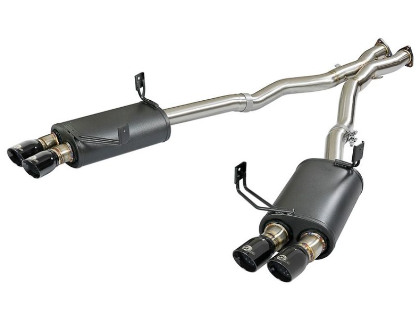 aFe Power 49-36339-B MACH Force-Xp 2-1/2 in 304 Stainless Steel Cat-Back Exhaust w/Black Tips