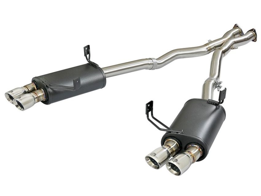 aFe Power 49-36339-P MACH Force-Xp 2-1/2 in 304 Stainless Steel Cat-Back Exhaust w/Polished Tips