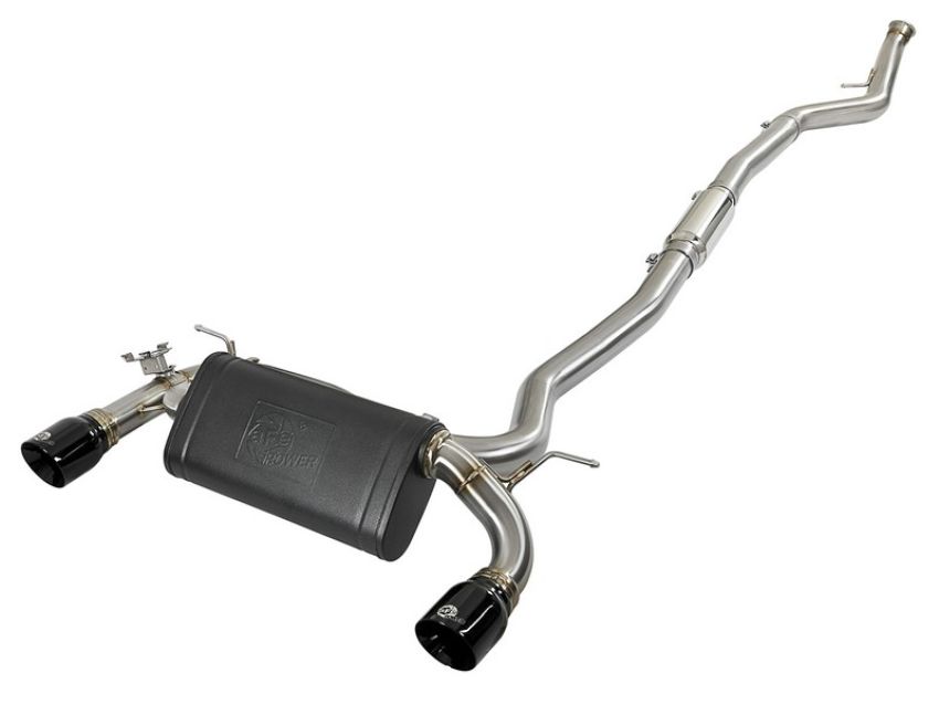 aFe Power 49-36340-B MACH Force-Xp 304 Stainless Steel Cat-Back Exhaust System w/Black Tips