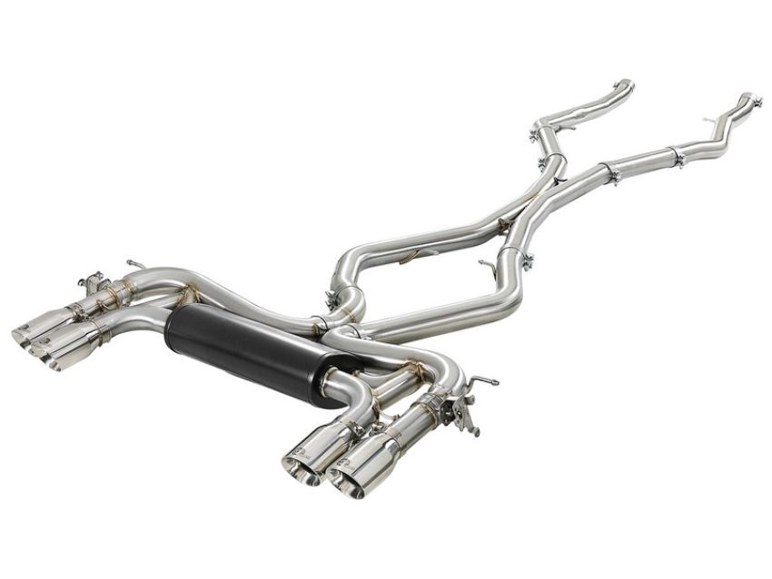 aFe Power 49-36341-P MACH Force-XP 3-1/2 IN 304 Stainless Steel Cat-Back Exhaust w/ Polished Tip