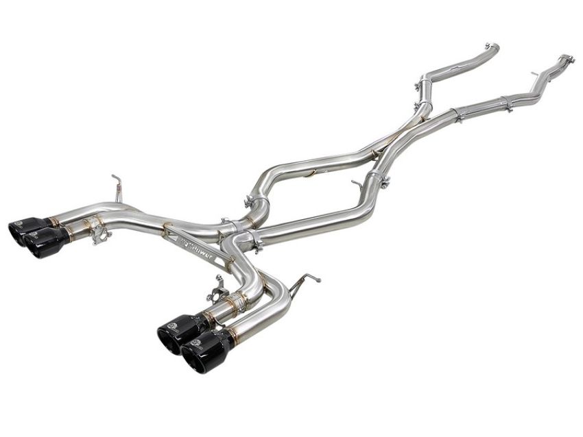 aFe Power 49-36342-B MACH Force-XP 3-1/2 IN 304 Stainless Steel Cat-Back Exhaust w/ Black Tip