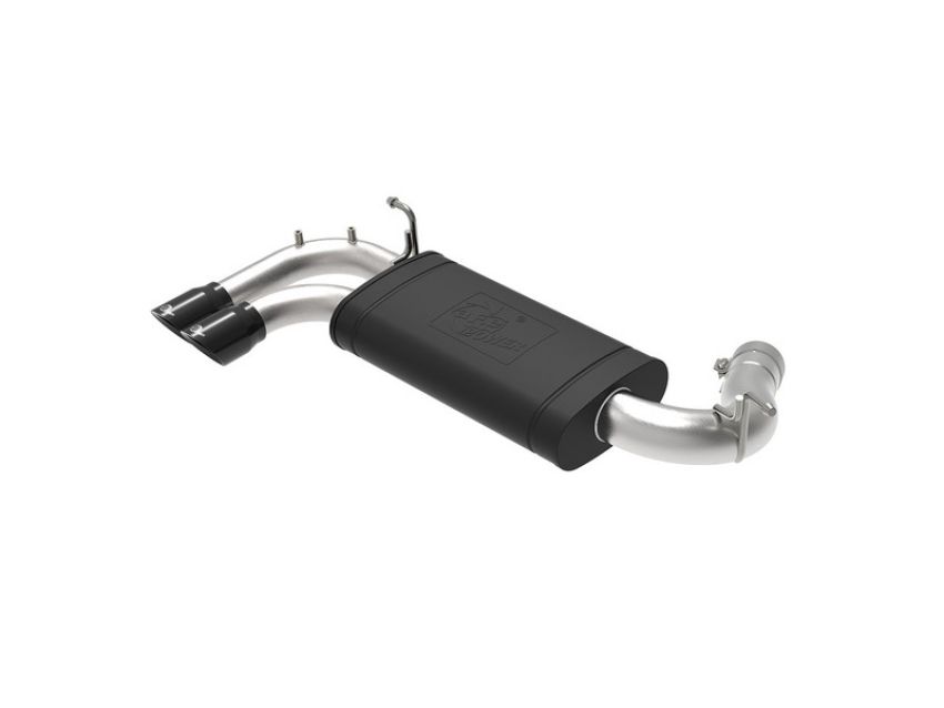aFe Power 49-36346-B MACH Force-XP 2-1/2 IN 304 Stainless Steel Axle-Back Exhaust System w/ Black Tip