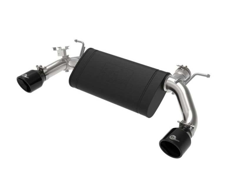 aFe Power 49-36348-B MACH Force-XP 3 IN to 2-1/2 IN 304 Stainless Steel Axle-Back Exhaust Black
