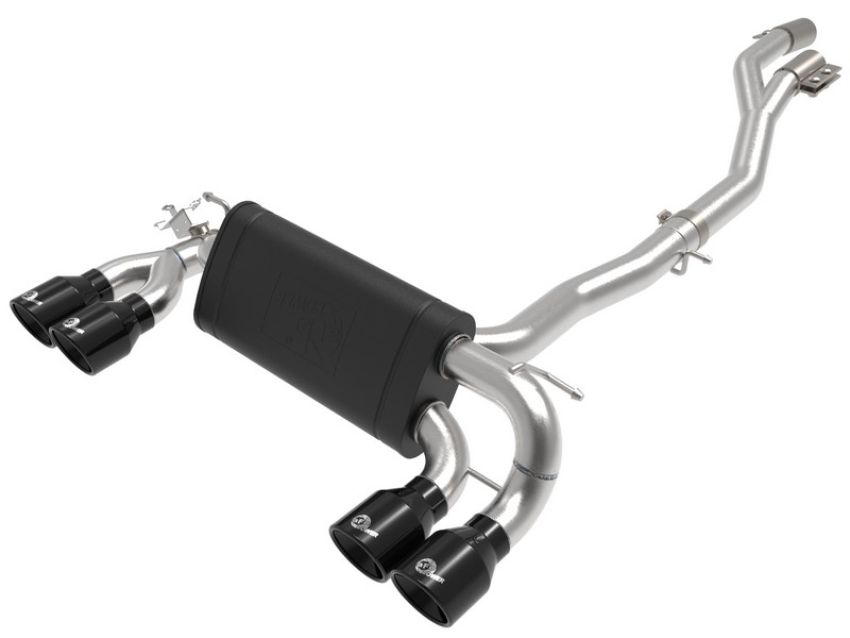 aFe Power 49-36350-B MACH Force-Xp 3 to 2-1/2 IN Stainless Steel Cat-Back Exhaust System w/Black Tip