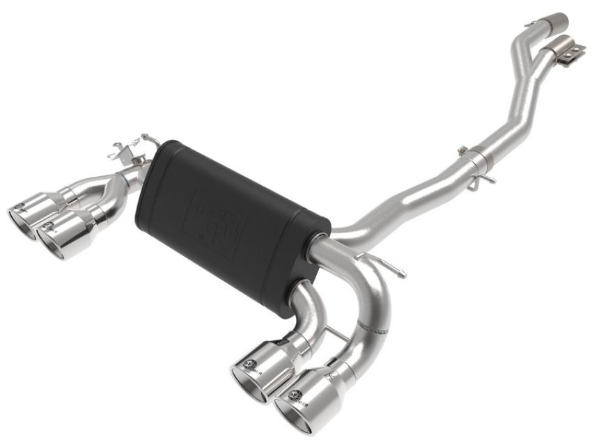 aFe Power 49-36350-P MACH Force-Xp 3 to 2-1/2 IN 304 Stainless Steel Cat-Back Exhaust w/Polished Tip
