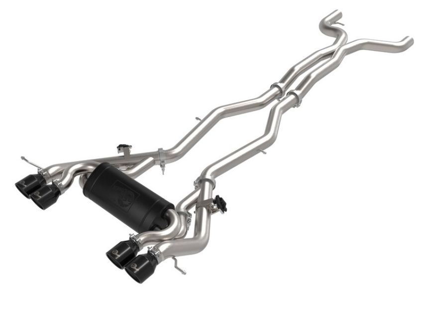 aFe Power 49-36351-B MACH Force-Xp 3 IN to 2-1/2 IN Stainless Steel Cat-Back Exhaust System Black