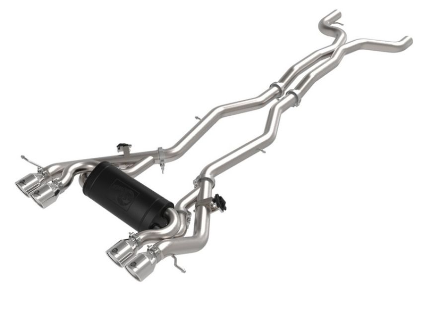 aFe Power 49-36351-P MACH Force-Xp 3 IN to 2-1/2 IN Stainless Steel Cat-Back Exhaust System Polished