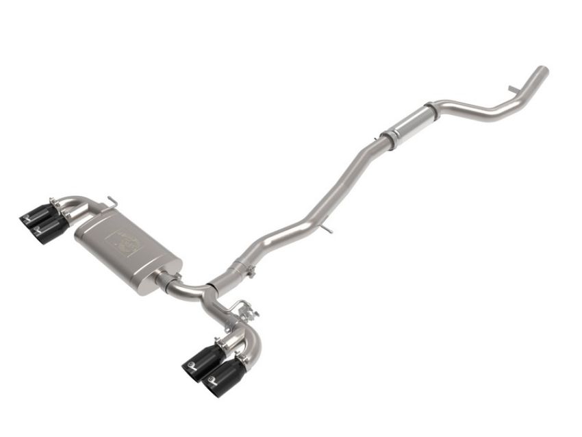 aFe Power 49-36352-B MACH Force-Xp 3 IN to 2-1/2 IN Stainless Steel Cat-Back Exhaust System Black
