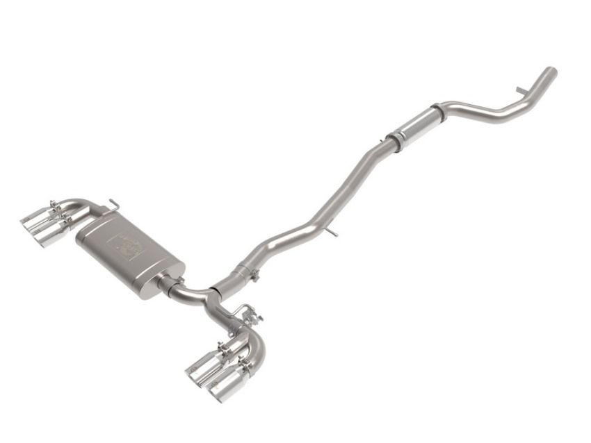 aFe Power 49-36352-P MACH Force-Xp 3 IN to 2-1/2 IN Stainless Steel Cat-Back Exhaust System Polished