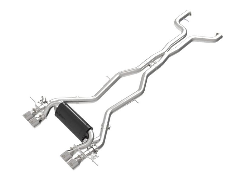 aFe Power 49-36353-P MACH Force-Xp 3 IN to 2-1/2 IN Stainless Steel Cat-Back Exhaust System Polished