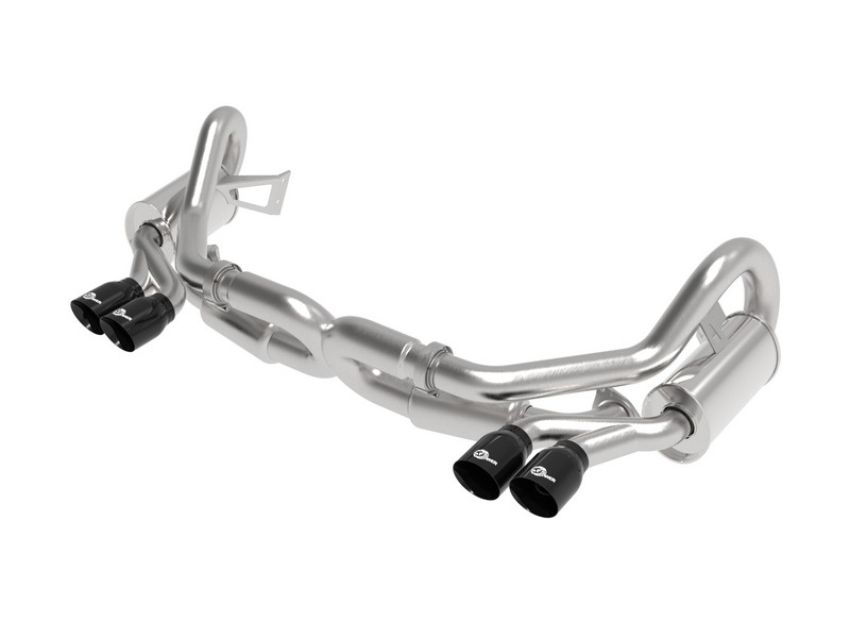 aFe Power 49-36406-1B MACH Force-Xp 2-1/2 IN 304 Stainless Steel Cat-Back Exhaust w/Black Tips