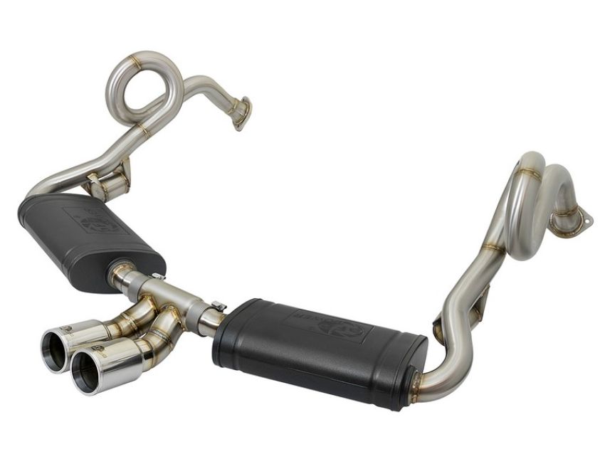 aFe Power 49-36415-P MACH Force-Xp 2-1/2 IN to 2 IN Stainless Steel Cat-Back Exhaust System Polished