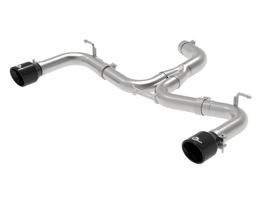aFe Power 49-36417-B MACH Force-Xp 3 IN to 2-1/2 IN Stainless Steel Axle-Back Exhaust System Black