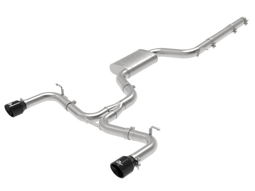 aFe Power 49-36418-B MACH Force-Xp 3 IN to 2-1/2 IN Stainless Steel Cat-Back Exhaust System Black