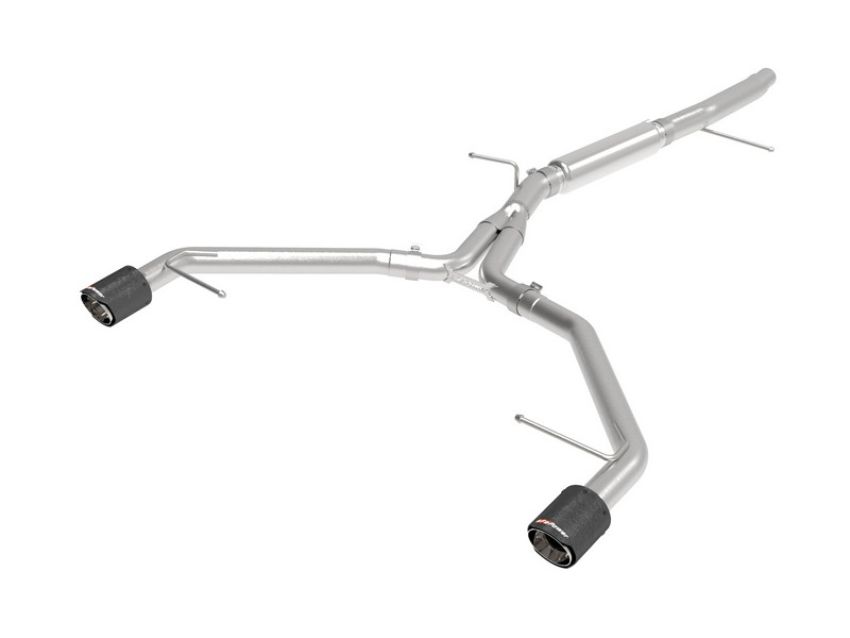 aFe Power 49-36419-C MACH Force-Xp 3 IN to 2-1/2 IN Stainless Steel Axle-Back Exhaust System Carbon