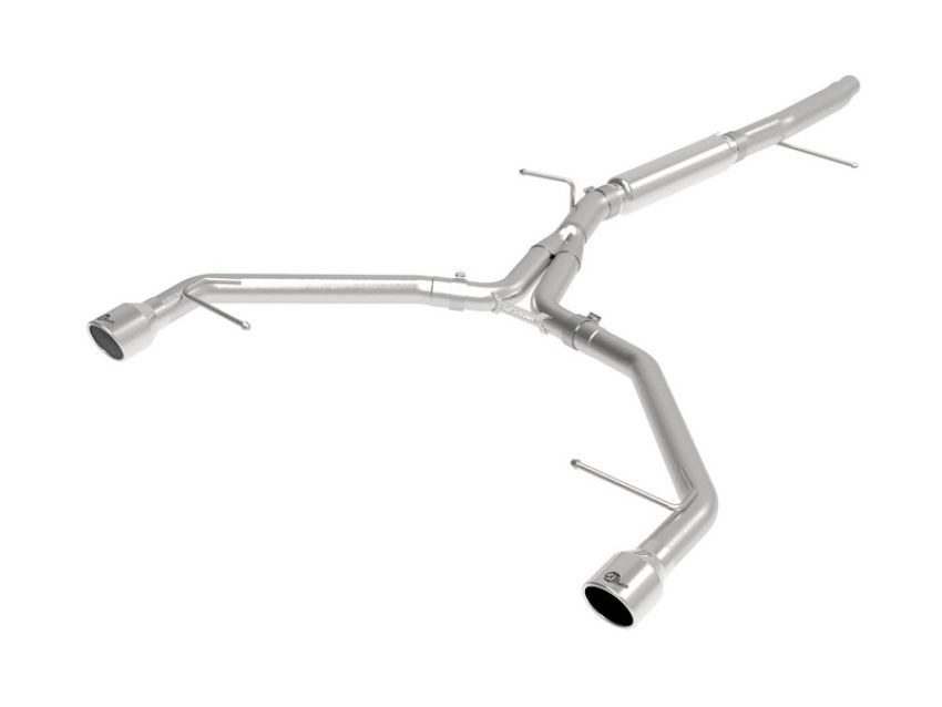 aFe Power 49-36419-P MACH Force-Xp 3 IN to 2-1/2 IN Stainless Steel Axle-Back Exhaust System Polished