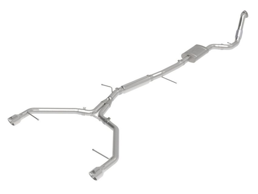 aFe Power 49-36420-P MACH Force-Xp 3 IN to 2-1/2 IN Stainless Steel Cat-Back Exhaust System Polished