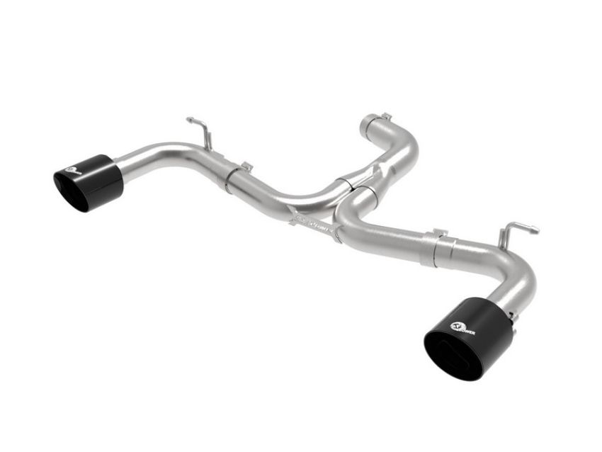 aFe Power 49-36421-B MACH Force-Xp 3 IN to 2-1/2 IN Stainless Steel Axle-Back Exhaust System Black
