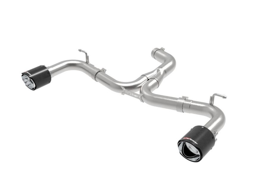 aFe Power 49-36421-C MACH Force-Xp 3 IN to 2-1/2 IN Stainless Steel Axle-Back Exhaust System Carbon