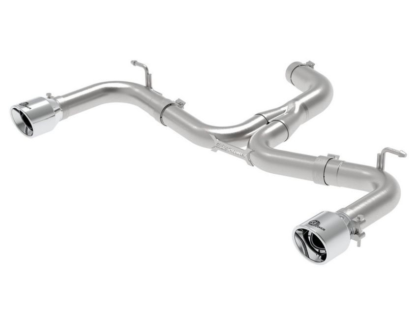 aFe Power 49-36421-P MACH Force-Xp 3 IN to 2-1/2 IN Stainless Steel Axle-Back Exhaust System Polished