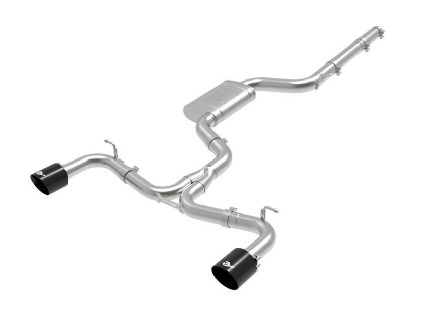 aFe Power 49-36422-B MACH Force-Xp 3 IN to 2-1/2 IN Stainless Steel Cat-Back Exhaust System Black
