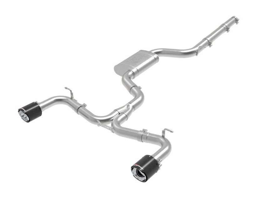 aFe Power 49-36422-C MACH Force-Xp 3 IN to 2-1/2 IN Stainless Steel Cat-Back Exhaust System Carbon