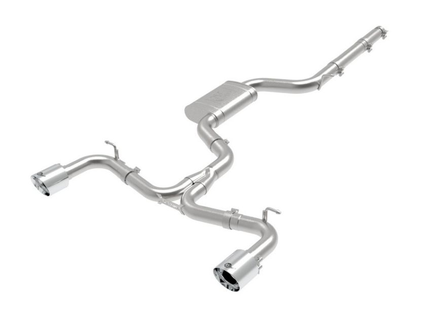 aFe Power 49-36422-P MACH Force-Xp 3 IN to 2-1/2 IN Stainless Steel Cat-Back Exhaust System Polished