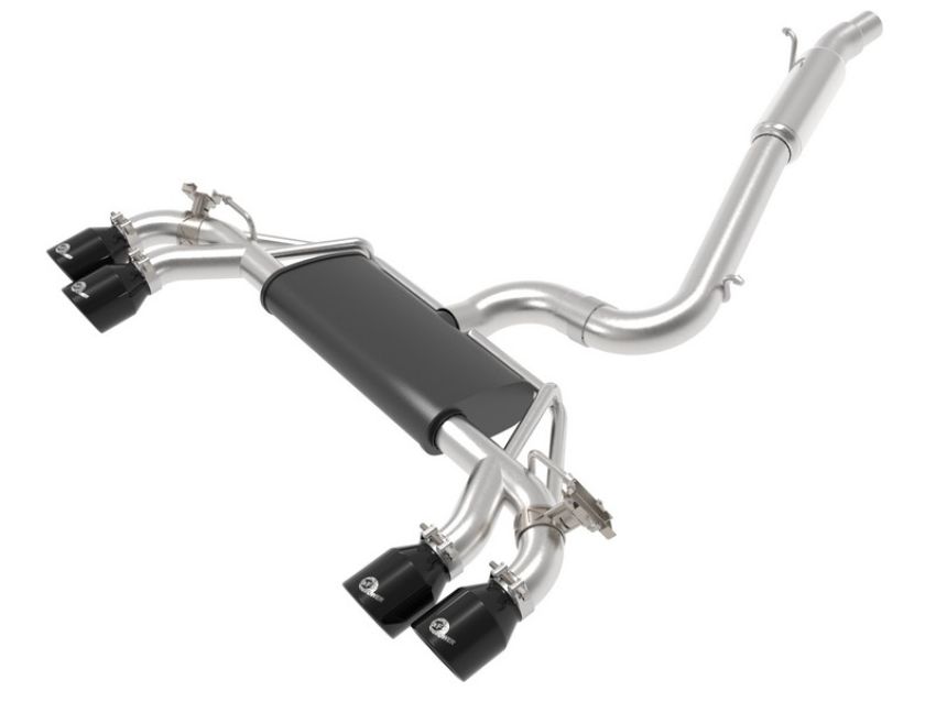 aFe Power 49-36430-B MACH Force-Xp 3 IN to 2-1/2 IN Stainless Steel Cat-Back Exhaust System Black