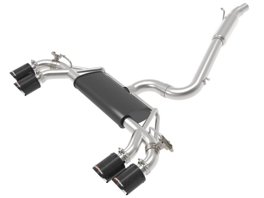 aFe Power 49-36430-C MACH Force-Xp 3 IN to 2-1/2 IN Stainless Steel Cat-Back Exhaust System Carbon