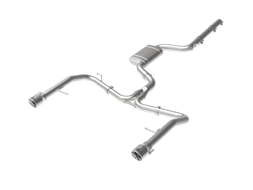 aFe Power 49-36432-P MACH Force-Xp 3 IN to 2-1/2 IN Stainless Steel Cat-Back Exhaust System Polished