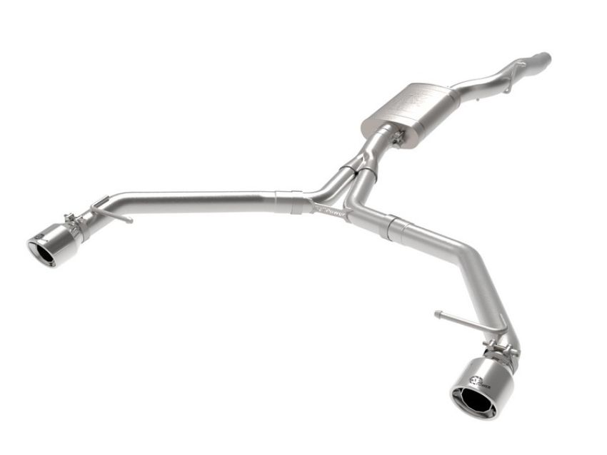 aFe Power 49-36437-P MACH Force-Xp 3 IN to 2-1/2 IN Stainless Steel Axle-Back Exhaust w/ Polished Tip