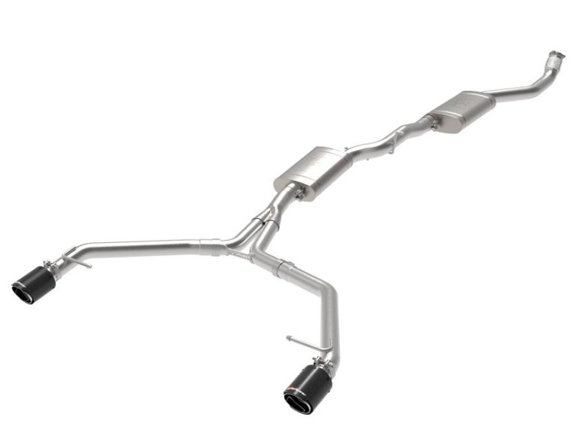 aFe Power 49-36438-C MACH Force-Xp 3 IN to 2-1/2 IN Stainless Steel Cat-Back Exhaust w/ Carbon Tip