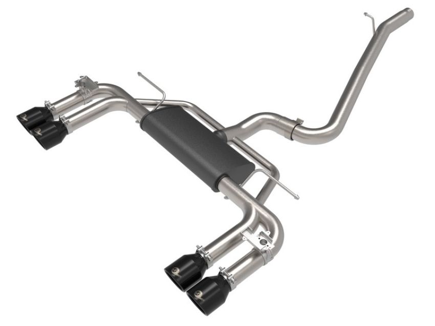 aFe Power 49-36442-B MACH Force-Xp 3 IN to 2-1/2 IN Stainless Steel Cat-Back Exhaust System Black