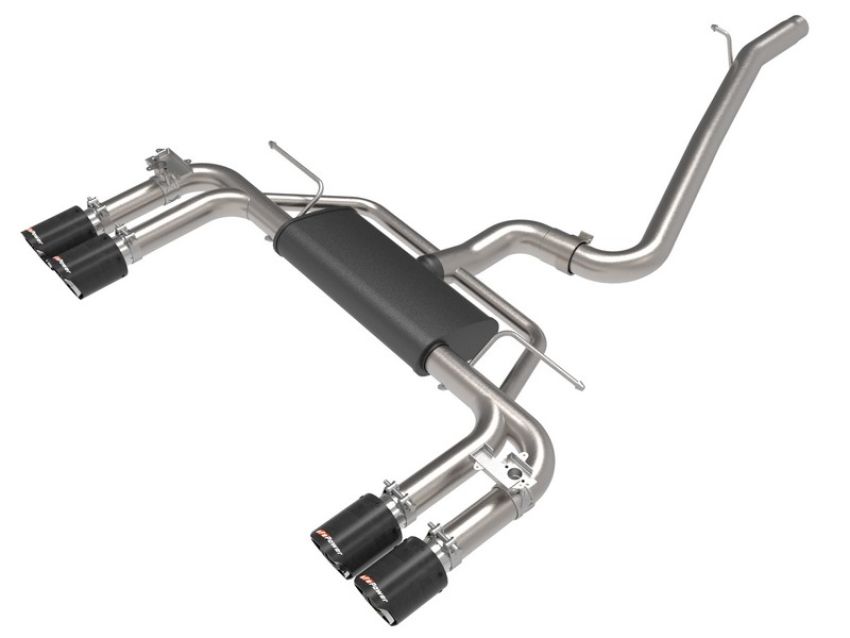 aFe Power 49-36442-C MACH Force-Xp 3 IN to 2-1/2 IN Stainless Steel Cat-Back Exhaust System Carbon